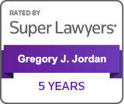 Rated By Super Lawyers | Gregory J. Jordan | 5 Years